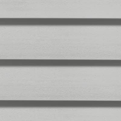 CertainTeed CedarBoards Insulated Siding in Sterling Gray